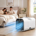 smafoseedding, Condizionatore portatile, 1500 W, 5100 BTU, 10 °C, Bianco