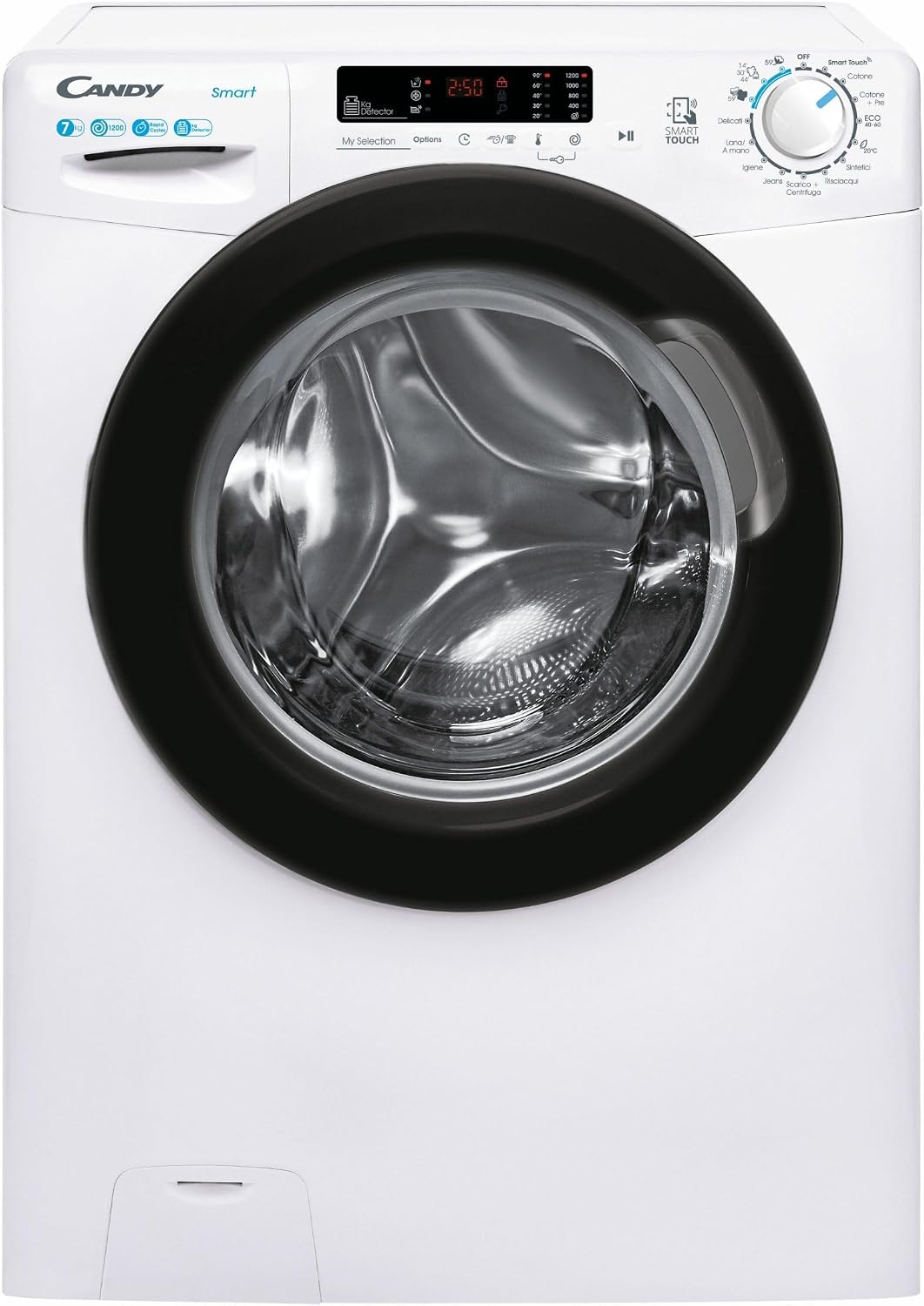CANDY, Lavatrice, 272DWB4/1-11, 7 kg, 79 dB, 1200 Giri/min, Bianco
