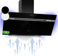 KLARSTEIN, Cappa aspirante, 615 m³/h, 63 dB, 90 cm, Nero, illuminazione LED