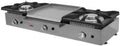 MBH - MAQUINARIA BAR HOSTELERÍA, Piano cottura a gas, 40x40 cm, 5,7 kW, 143 g, Nero, acciaio inox