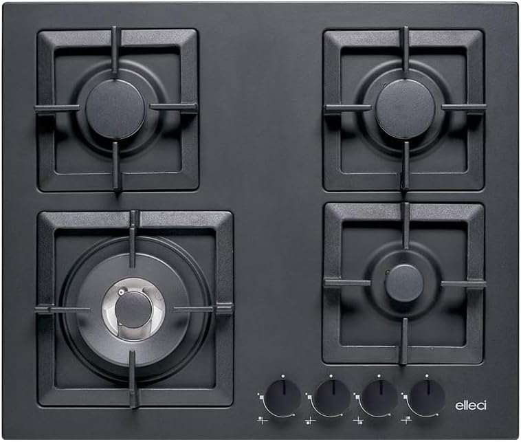 Elleci, Piano cottura, PGSP60140WS, 60 cm, 1750 W, Nero