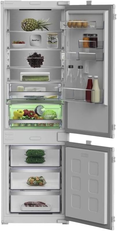 Beko, Frigorifero, B7BCNA295HS2, 290 Litri, 3,5 kg/24h, 35 dB, Bianco, illuminazione LED, Wi-Fi, No Frost, motore inverter