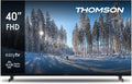 Thomson, TV LED, 40 Pollici, 101 cm, Grigio, illuminazione LED, USB, telecomando