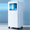 YUHUILI, Condizionatore portatile, 16 °C, 29 litri, 8000 BTU, Bianco, illuminazione LED, telecomando, timer