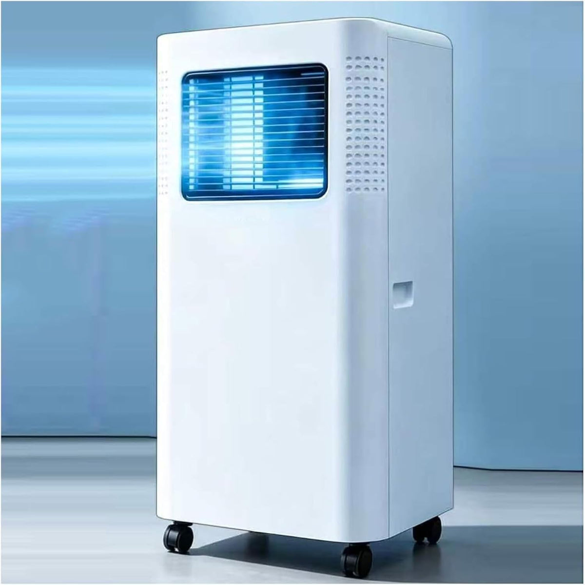 YUHUILI, Condizionatore portatile, 16 °C, 29 litri, 8000 BTU, Bianco, illuminazione LED, telecomando, timer
