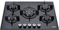 Generico, Piano cottura a gas, 75 cm, 3500 W, 75 x 52 cm, Nero