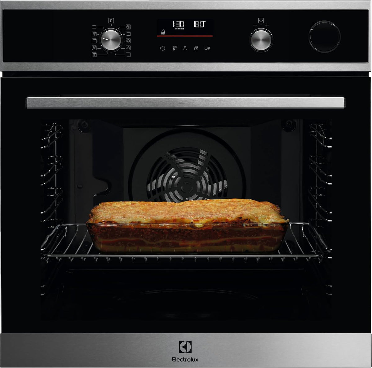 Electrolux, Forno elettrico, EOC6H77X, 72 L, Argento, acciaio inox, illuminazione LED