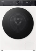 LG, Lavatrice, F4NX5009THB, 9 Kg, 68 L, 1400 Giri/min, Bianco, acciaio inox, illuminazione LED, Wi-Fi, motore inverter