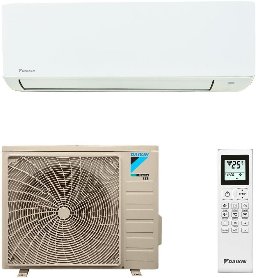 Daikin, Condizionatore, FTXC35D, 12000 BTU, 21 dB, 15°C, Bianco, telecomando, motore inverter